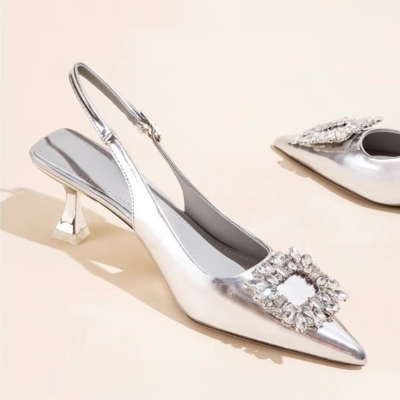 Sandal Strappy Heeled - Letnie damskie sandały Nowe damskie buty