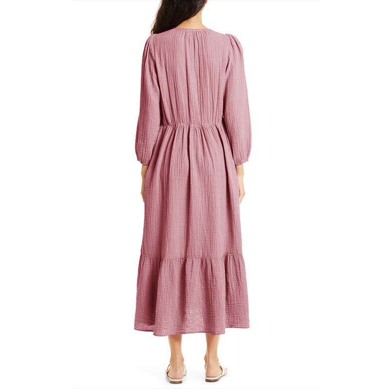 Muślinowe 100% bawełniane suki – Linen Dress Wrap recenzja i cena