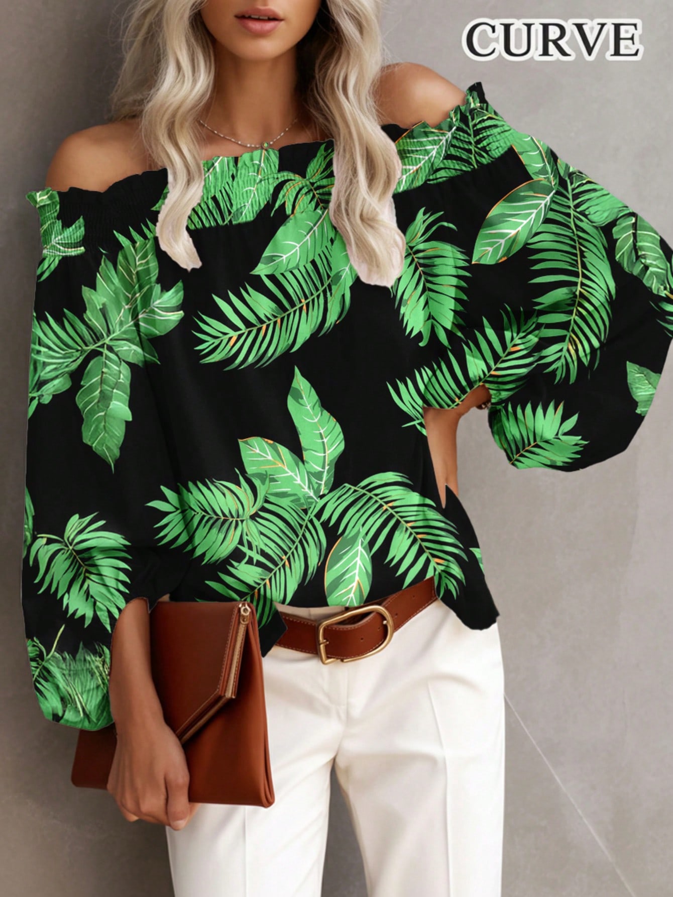 Bluzka damska plus size, nowa, – Blouse Off Shoulder recenzja i cena