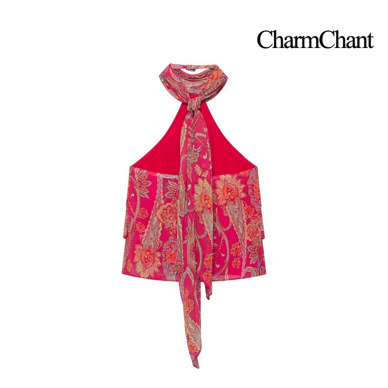 CHARMCHANT Damski Zestaw Dwucz – Midi Skirt Floral recenzja i cena