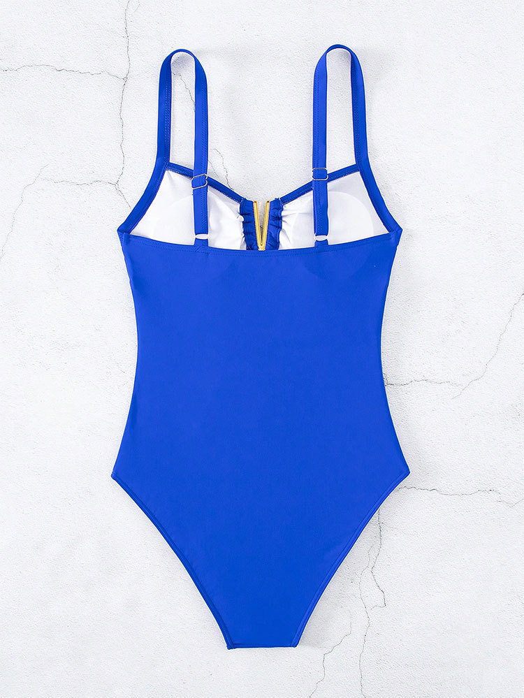 Cikini-Plain Ruched V Wire Str – Swimsuit Bikini Ruched recenzja i cena