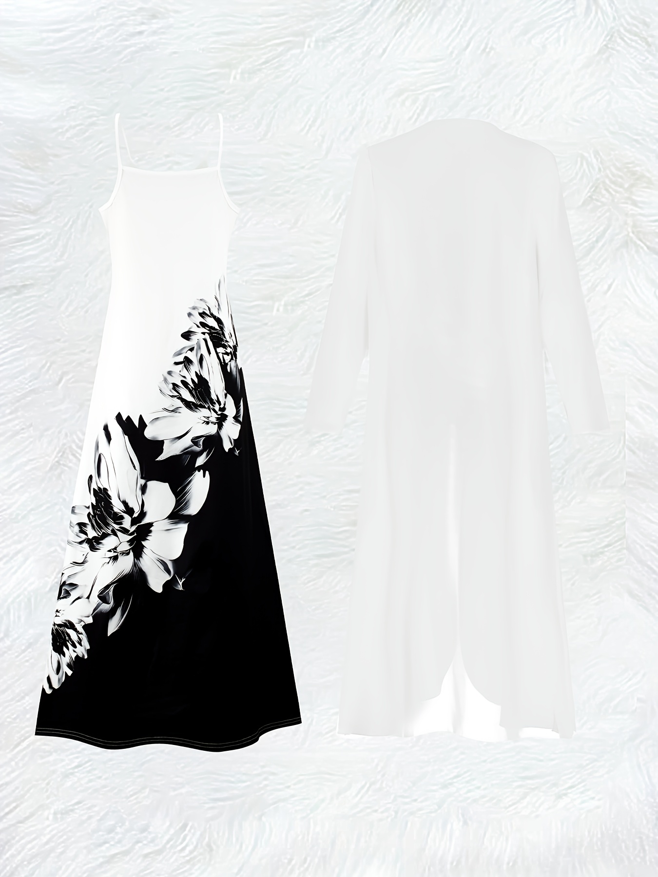 Damski zestaw: sukienka midi w – Midi Skirt Floral recenzja i cena