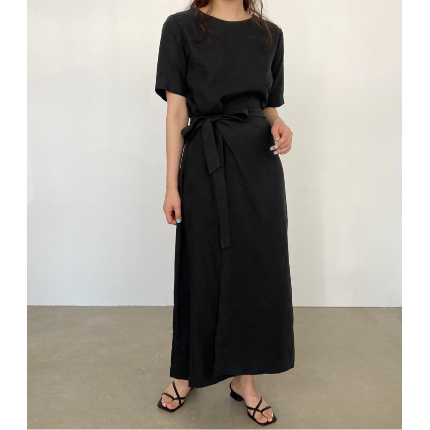 Elegancka sukienka z bawełny i – Linen Dress Wrap recenzja i cena