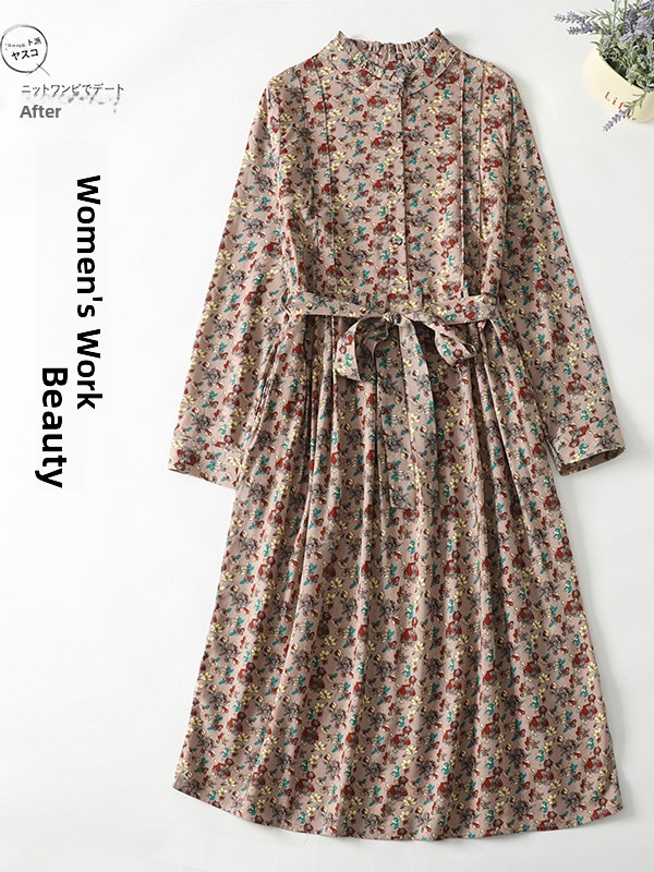 Elegancka sukienka w kwiatowy  – Midi Skirt Floral recenzja i cena