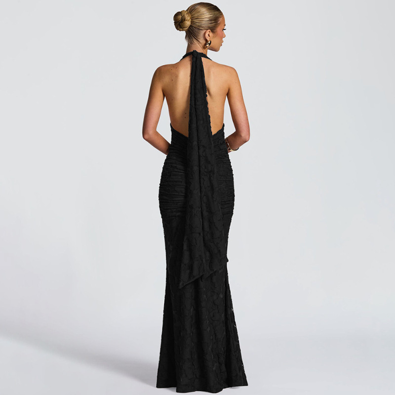 Seksowna sukienka damska z głę – Linen Dress Wrap recenzja i cena