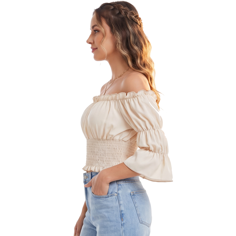 Bluzka renesansowa damska z kr – Blouse Off Shoulder recenzja i cena