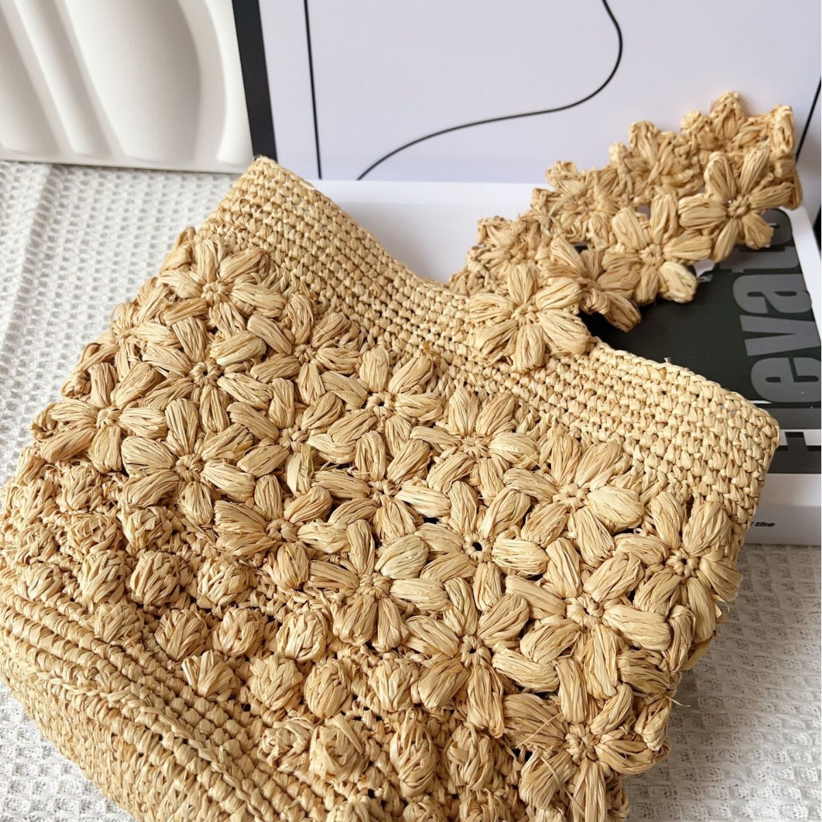 Damska letnia torba typu bucke – Crochet Bag Raffia recenzja i cena