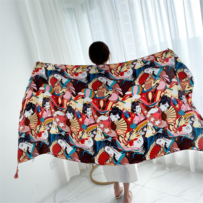 90x185cm bawełna nadruk na tka – Linen Dress Wrap recenzja i cena